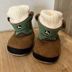 John Deere Baby Boot Booties 6-12 Months
